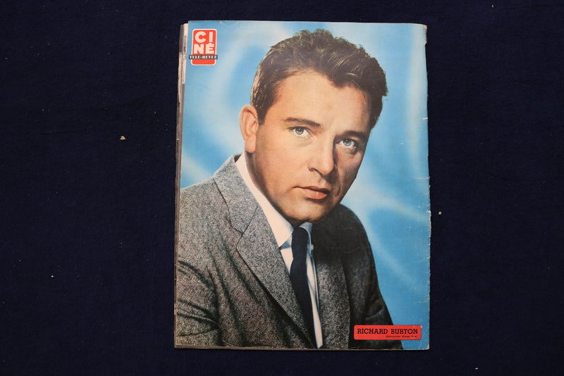 1962 MAY 31 CINE TELE-REVUE MAGAZINE - RICHARD BURTON BACK COVER - E 22038