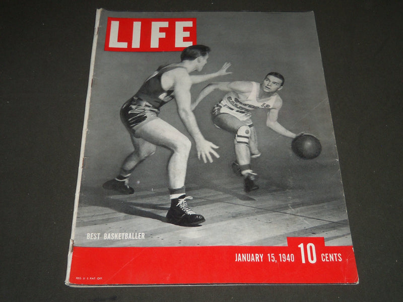 1940 JANUARY 15 LIFE MAGAZINE - RALPH VAUGHN COVER - L 165