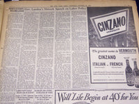 1936 OCTOBER 29 NEW YORK TIMES - CITY THRONGS CHEER ROOSEVELT - NT 2103