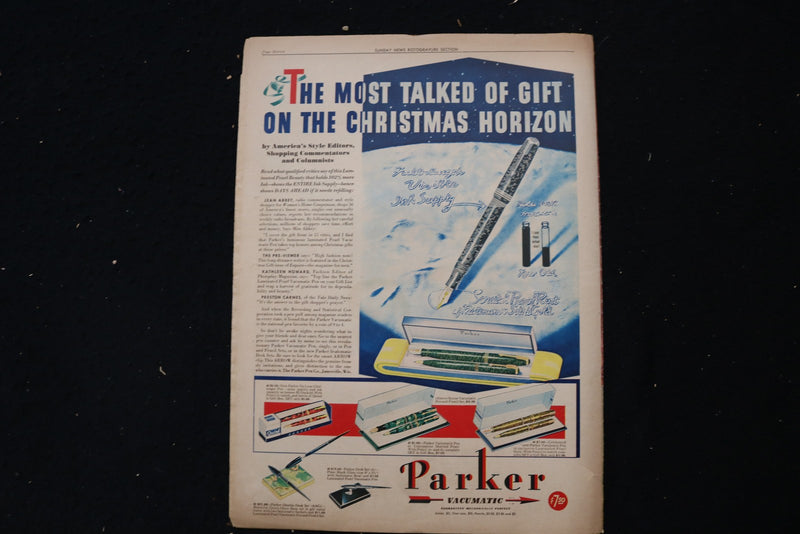 1936 NOV 29 SUNDAY NEW YORK NEWS MAGAZINE - PAULETTE GODDARD COVER - E 26158