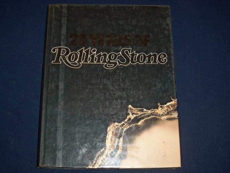 1987 20 YEARS OF ROLLING STONE LONG STRANGE TRIP BOOK BY JANN WENNER - KD 2989