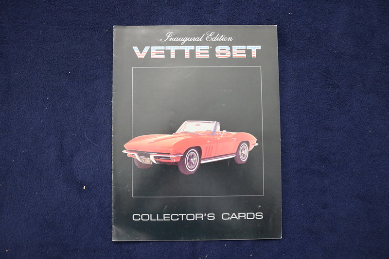 1991 VETTE SET COLLECTOR'S CARDS BROCHURE- INAUGURAL EDITION -SOFTCOVER - K 1428