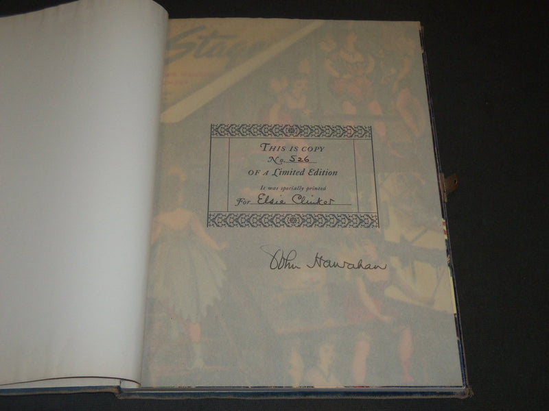1937 AUGUST STAGE MAGAZINE SIGNED LIMITED EDITION #526 - BOUND - KD 2004
