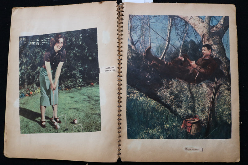 1930'S MOVIE STARS SCRAPBOOK - SHIRLEY TEMPLE COVERS - E 24925
