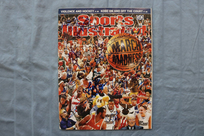2004-2005 SPORTS ILLUSTRATED - MARCH MADNESS - SIGNED COVERS -LOT OF 3 - E 26441