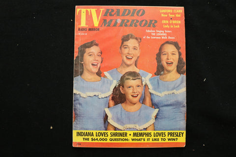 1957 MARCH TV RADIO MIRROR MAGAZINE - LENNON SISTERS COVER - B 177R