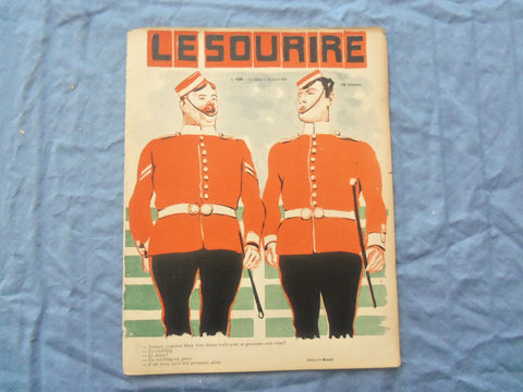 1903 AUG 15 LE SOURIRE MAGAZINE - ILLUSTRATED COMEDY - FRENCH TEXT - SP 4865V