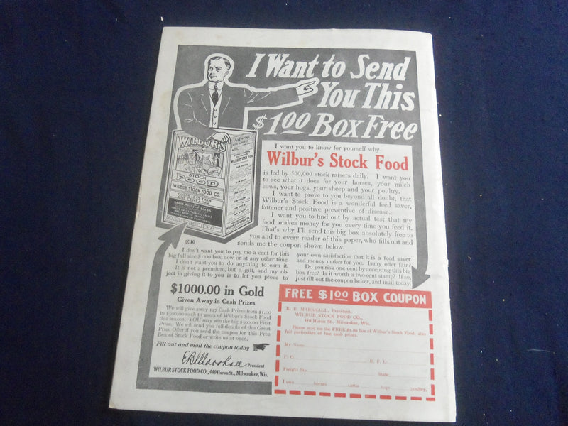 1912 FEBRUARY WOMAN'S WORLD MAGAZINE - NICE ILLUSTRATED COVER - SP 6749F