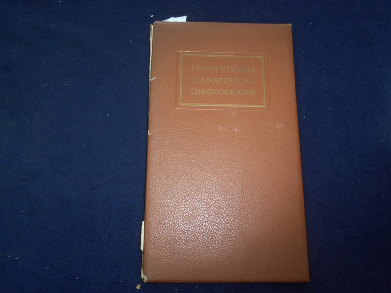 1958 TRANS-VISIONS OF ANATOMICAL CHROMOGRAPHS HARDCOVER BOOK BY DAVIS - KD 8756