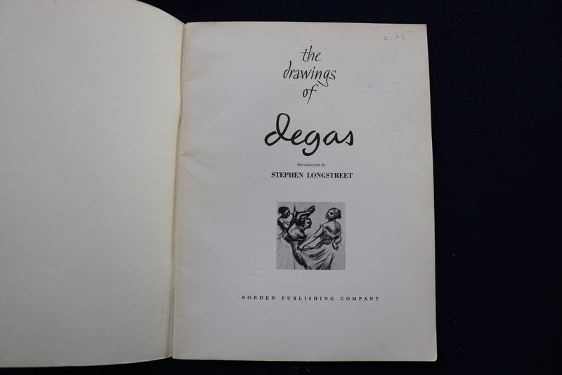 1964-1966 DRAWINGS OF DEGAS - LAUTREC - LOT OF 2 SOFTCOVER BOOKS - K 1446