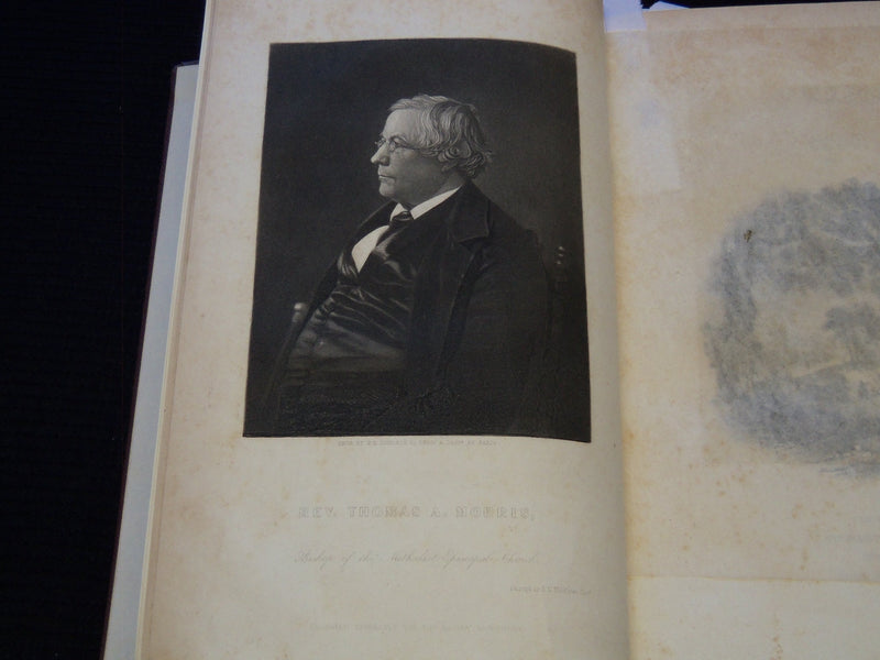 1854 THE LADIES' REPOSITORY MAGAZINE BOUND VOLUME - NICE ENGRAVINGS - KD 7884