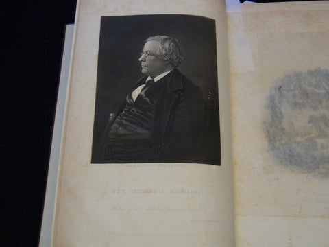 1854 THE LADIES' REPOSITORY MAGAZINE BOUND VOLUME - NICE ENGRAVINGS - KD 7884