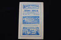 1956 TOTOWA DRIVE-IN MOVIE PROGRAM - MARILYN MONROE IN BUS STOP - K 1874