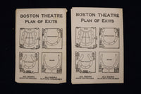 1911 DECEMBER 11 BEH-HUR PROGRAM - BOSTON THEATRE - LOT OF 2 - K 1649