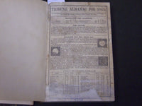 1865-1872 THE TRIBUNE ALMANAC VOLUME - HARDCOVER - KD 5793