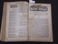 1835 JUNE-DECEMBER THE PHILADELPHIA VISITER VOLUME 1 - NICE ILLUS. - KD 3400H