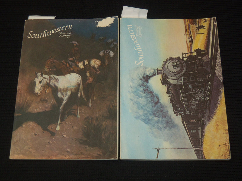1970 JANUARY & JULY SOUTHWESTERN HISTORICAL QUARTERLY MAGAZINE LOT OF 2 - K 2686