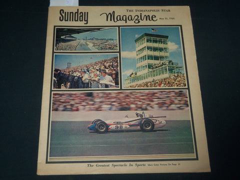 1964 MAY 24 THE INDIANAPOLIS STAR SUNDAY MAGAZINE SECTION - AUTO RACING- NP 3787
