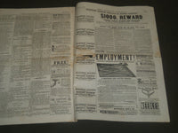 1880 JANUARY 1 THE AGENTS' HERALD NEWSPAPER - PHILADELPHIA - NICE ADS - NP 4250