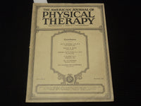 1929 DECEMBER THE AMERICAN JOURNAL OF PHYSICAL THERAPHY MAGAZINE - K 2164