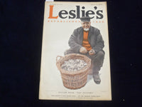 1913 OCTOBER 16 LESLIE'S WEEKLY MAGAZINE - EAT OYSTERS- J.M. FLAGG ILL.- ST 6097