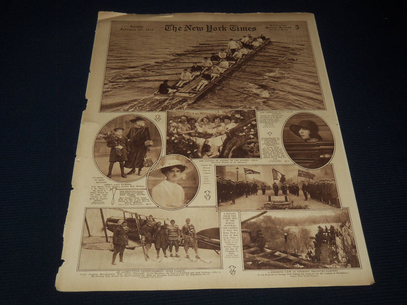 1925 FEBRUARY 22 NEW YORK TIMES PICTURE SECTION - JERITZA BRYAN - NT 9498