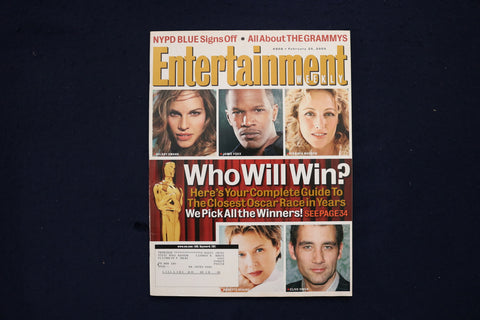 2005 FEB 25 ENTERTAINMENT WEEKLY MAGAZINE - OSCAR WHO WILL WIN? COVER - E 18211