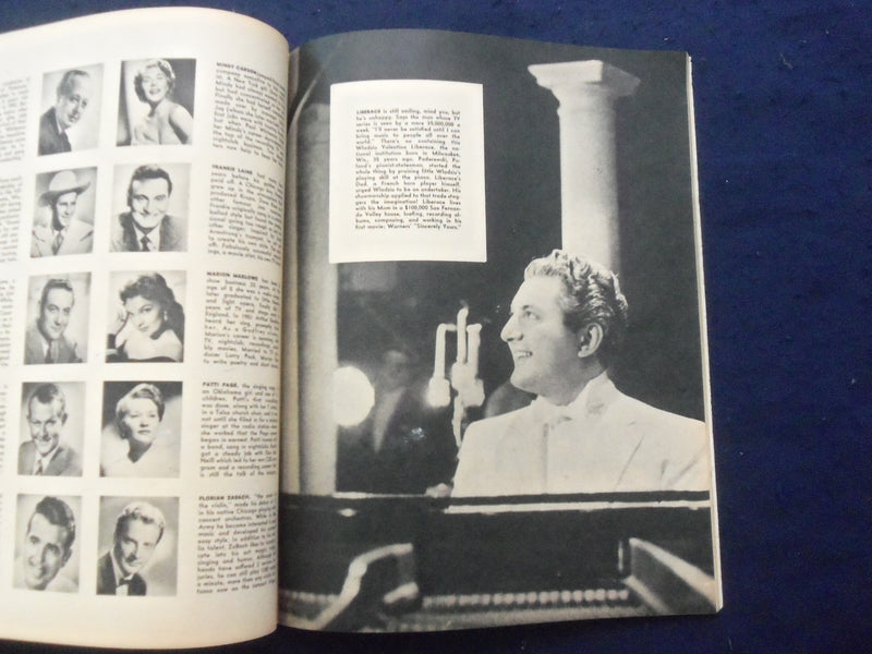 1956 WHO'S WHO IN TELEVISION AND RADIO MAGAZINE - GEORGE GOBEL COVER - SP 4781F