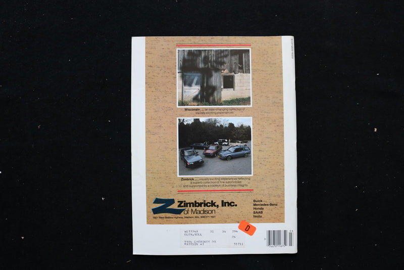 1983 MARCH/APRIL WISCONSIN TRAILS MAGAZINE - EMERY WEBORG COVER - E 9880