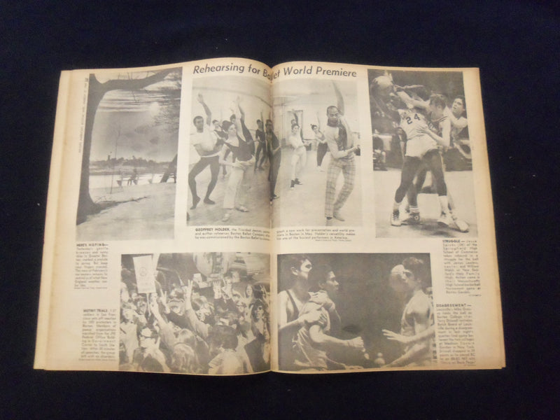 1969 MAR 19 BOSTON RECORD AMERICAN NEWSPAPER-U.S. ACCUSES MILITANTS RIOT-NP 6335