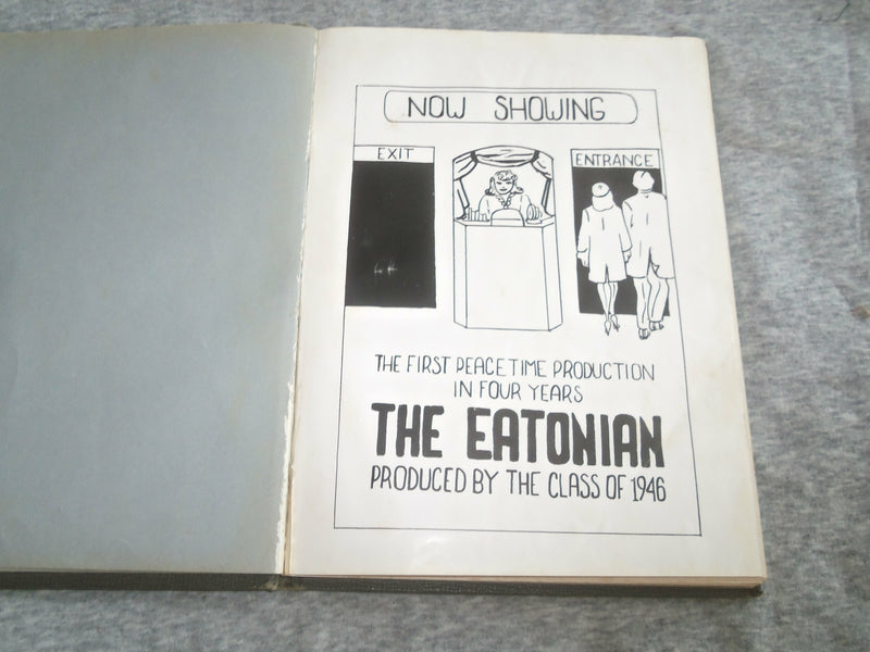 1946 EATONIAN EATON RAPIDS HIGH SCHOOL YEARBOOK - EATON RAPIDS, MI - YB 2568