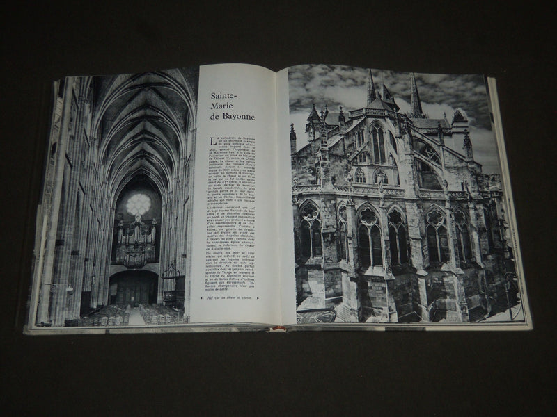 1963 CATHEDRALES DE FRANCE BY YVAN CHRIST HARDCOVER BOOK - FRENCH TEXT - I 487
