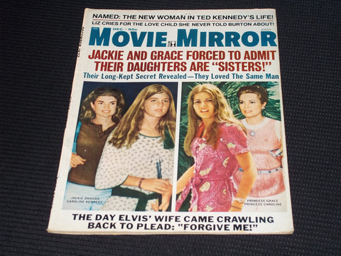 1972 DECEMBER MOVIE MIRROR MAGAZINE - CAROLINE KENNEDY PRINCESS GRACE - E 16465