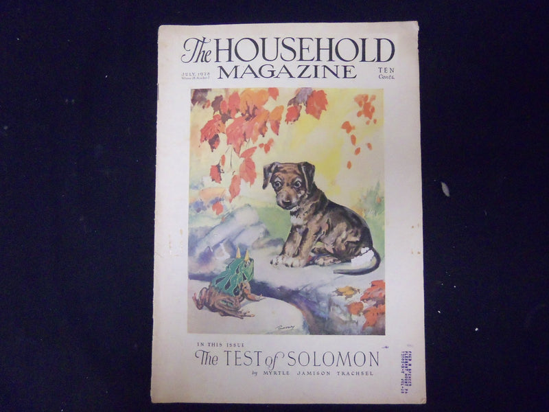 1928 JULY THE HOUSEHOLD MAGAZINE - ILLUSTRATIONS, STORIES & ADS - ST 3941