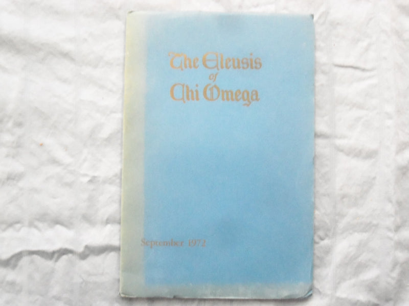 1959-1972 THE ELEUSIS OF CHI OMEGA QUARTERLY MAGAZINE - LOT OF 3 - KD 9365