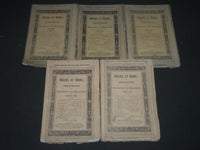 1868-1869 HOURS AT HOME MAGAZINE LOT OF 5 ISSUES - WR 1280