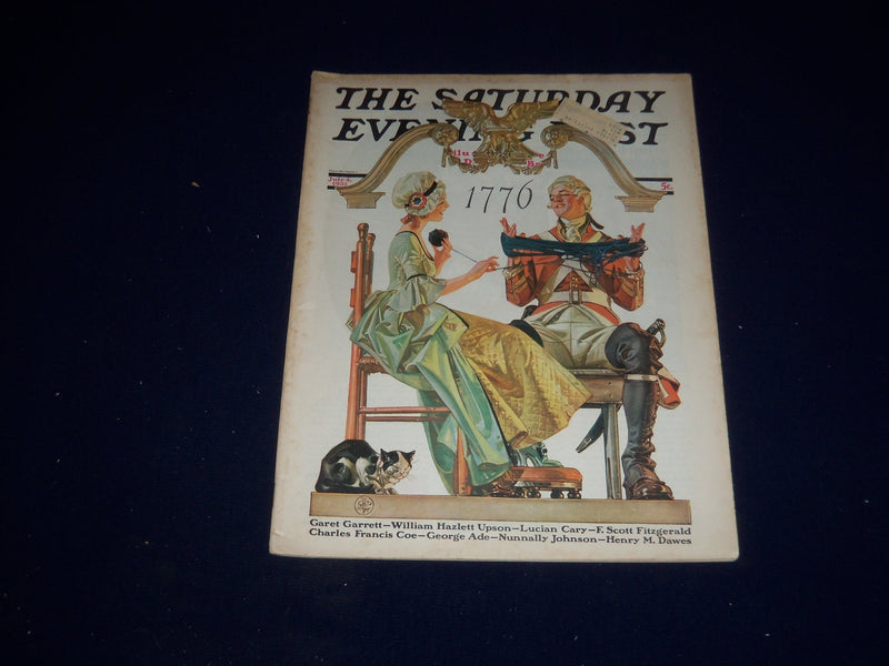 1931 JULY 4 THE SATURDAY EVENING POST MAGAZINE - ILLUSTRATED COVER -SP 1400
