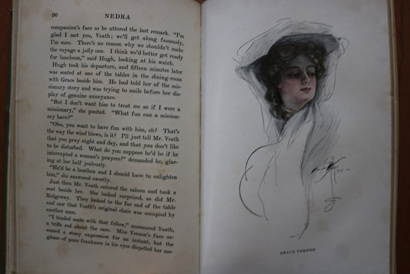 1905 NEDRA BY GEORGE BARR MCCUTCHEON - HARRISON FISHER ILLUSTRARTIONS - KD 9604