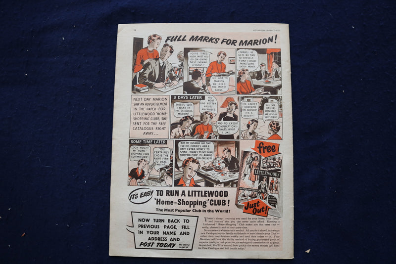 1953 OCTOBER 3 PICTUREGOER MAGAZINE - ELAINE STEWART COVER - E 23686
