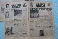 1953-1954 THE KILMER EAGLE NEWSPAPER - CAMP KILMER, NJ - LOT OF 16 - NP 9059