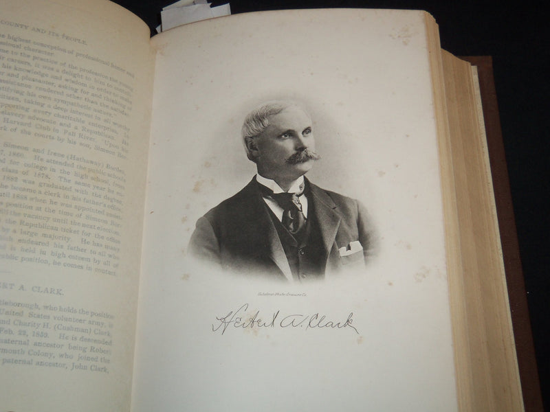 1899 BRISTOL COUNTY MASSACHUSETTS OUR COUNTY AND ITS PEOPLE VOLUME - KD 4502J