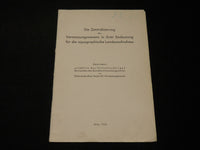 1935 DIE ZENTRALISIERUNG DES VERMESSUNGSWESENS GERMAN BOOK - J 5897
