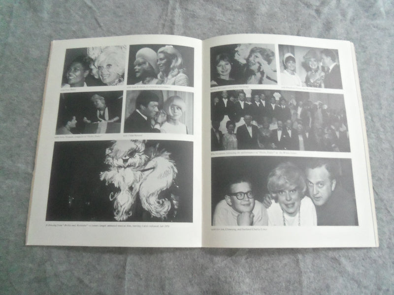1971 THE CAROL CHANNING SHOW BROADWAY PROGRAM - MUSICAL THEATER - J 7683