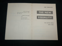 1965 THE NEW EQUALITY SOFTCOVER BOOK BY NAT HENTOFF - KD 6717