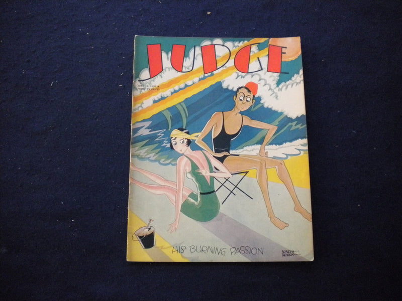 1930 JULY 12 JUDGE MAGAZINE - HIS BURNING PASSION - B 438I