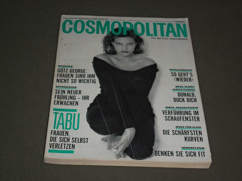 1989 DECEMBER COSMOPOLITAN GERMAN MAGAZINE - TULLY BY BRUNO BISANG - SP 3166