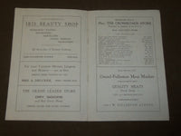 1930 THE CROSS-ROADS STORE - HARRIETT E. SAYRE SCHOOL PROGRAM - J 3574
