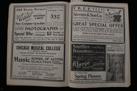 1901 ILLINOIS THEATRE PROGRAMME - ALICE NIELSEN - SARAH BERNHARDT - K 3034
