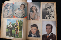 1940'S MOVIE STARS SCRAPBOOK - CAROLE LOMBARD - RITA HAYWORTH - E 24880