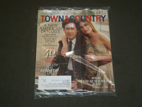 2011 OCTOBER TOWN & COUNTRY AND T&C WEDDINGS MAGAZINES - 2 MAGAZINES - B 2369